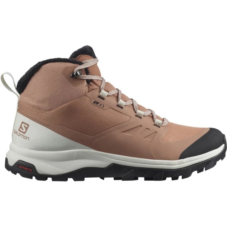 Botas de Inverno Salomon Outsnap CSWP Feminino Marrom | PT S85207